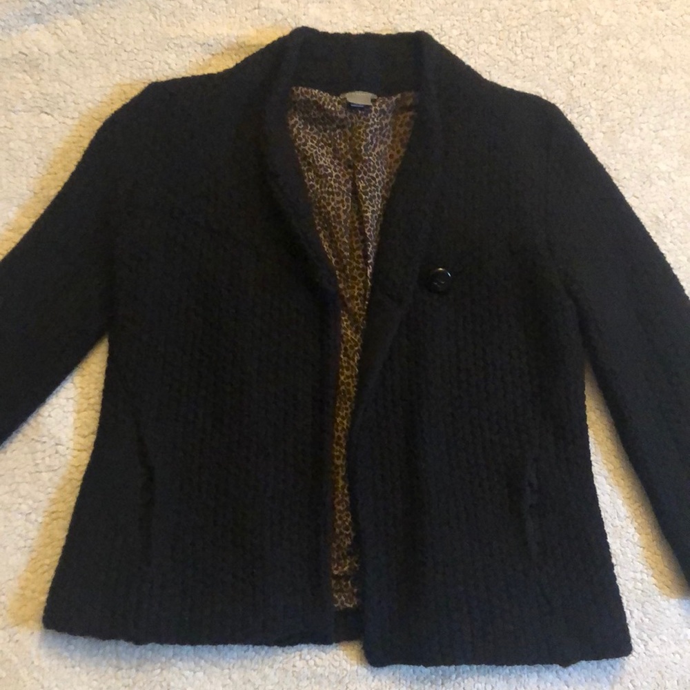 Ann Taylor knit blazer jacket